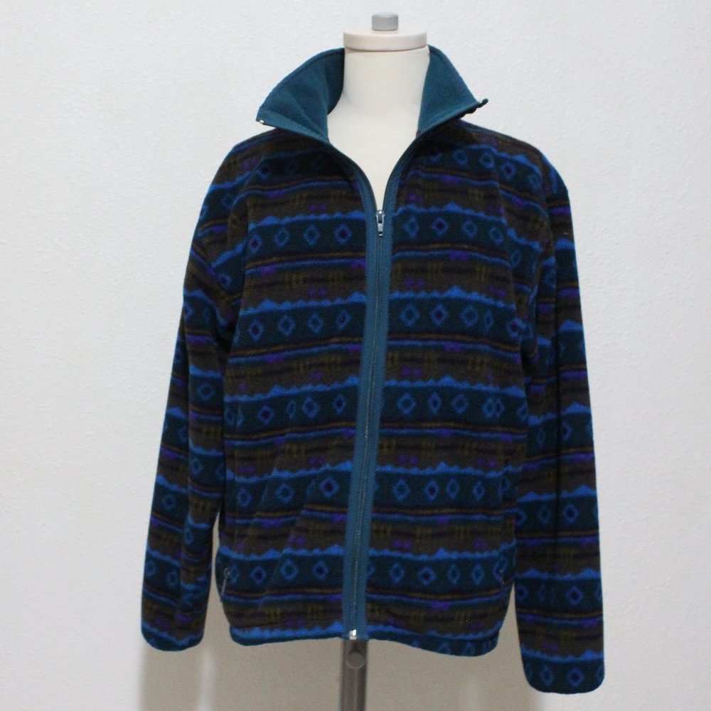 L.L Bean Woman Full Zip Fleece Sweater Jacket